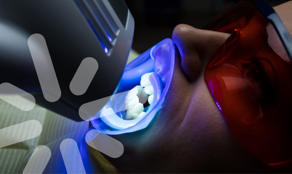 Time for professional teeth whitening.